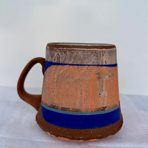 Peach and Blues Mug