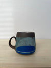 Evergreen and blue mug