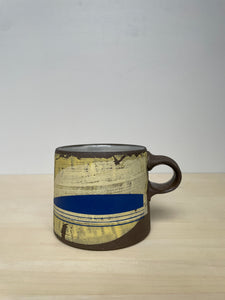Sunshine and blue mug