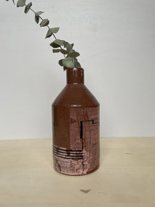 Pink flower vase
