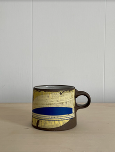 Sunshine and blue coffee mug