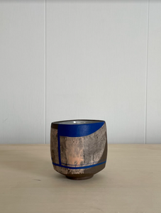 Salmon and blue rocks cup