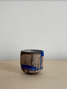 Salmon and blue rocks cup