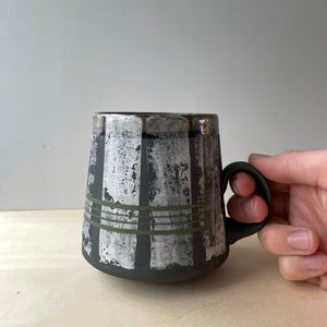 Green Beetlejuice coffee mug